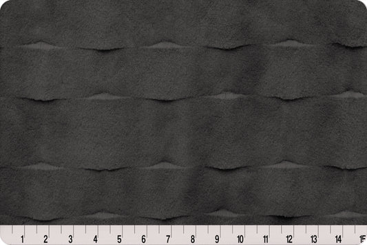 Minky - Luxe Cuddle Marbella CHARCOAL From Shannon Fabrics
