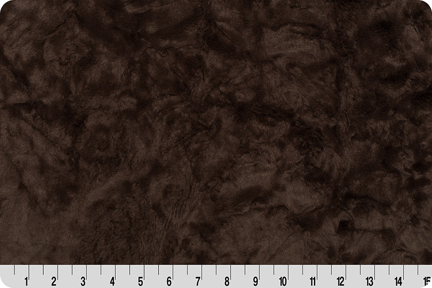 Minky - Chocolate Luxe Cuddle Marble From Shannon Fabrics