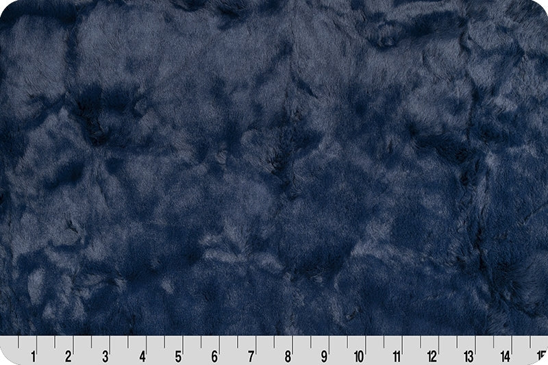 Minky - Navy Luxe Cuddle Marble From Shannon Fabrics