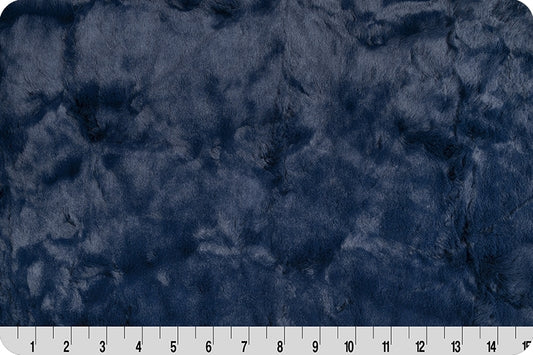 Minky -  Navy Luxe Cuddle Marble From Shannon Fabrics