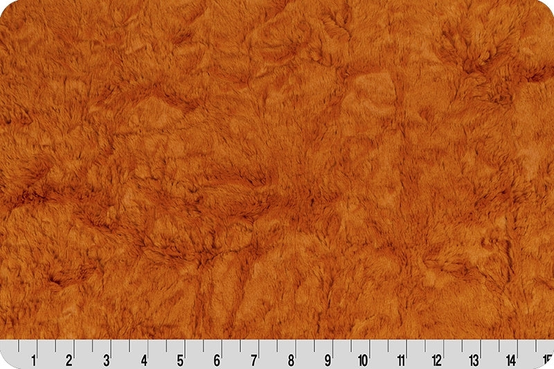Minky - Rust Luxe Cuddle Marble From Shannon Fabrics