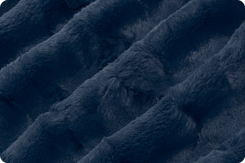 MINKY – 80" Extra Wide Lux Cuddle Mirage NAVY From Shannon Fabric