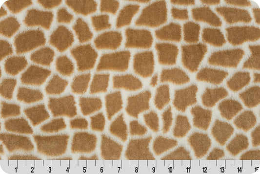 Minky - Luxe Cuddle Giraffe NATURAL/TAN From Shannon Fabrics