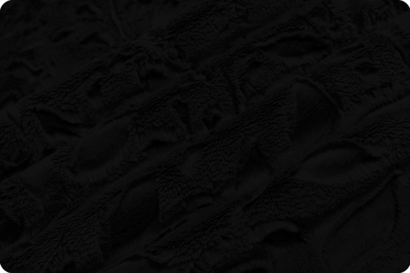 Minky - Luxe Cuddle Poppy BLACK From Shannon Fabrics