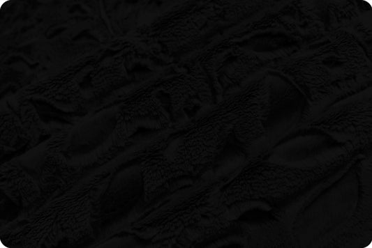 Minky - Luxe Cuddle Poppy BLACK From Shannon Fabrics