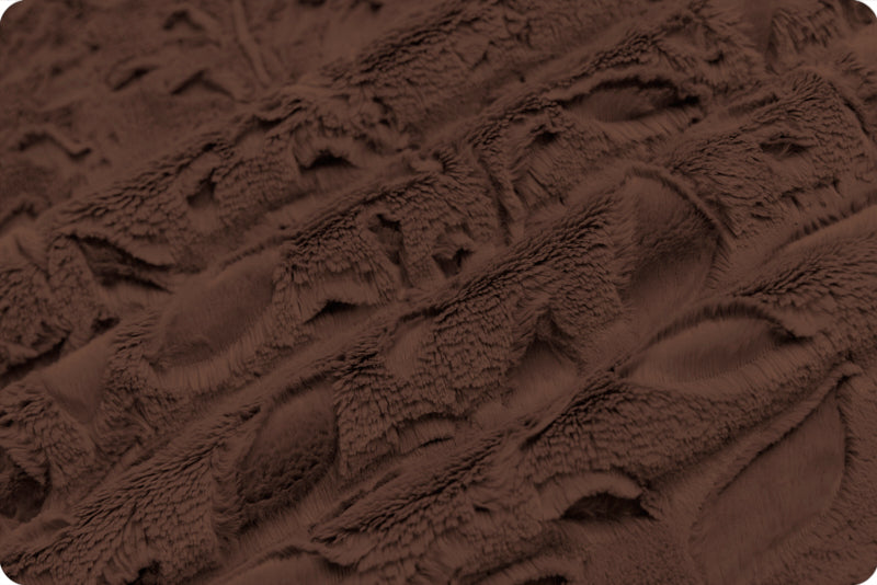 Minky - Luxe Cuddle Poppy COFFEE From Shannon Fabrics