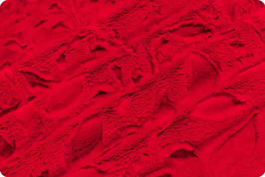 Minky - Luxe Cuddle Poppy SCARLET From Shannon Fabrics