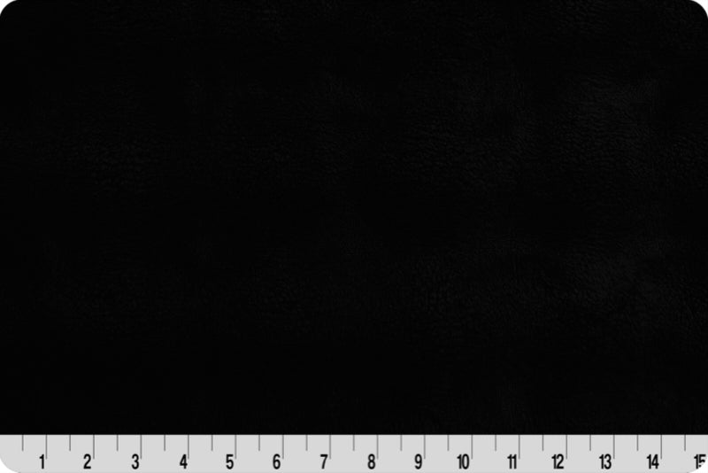 Minky - Luxe Cuddle Powderpuff BLACK From Shannon Fabrics