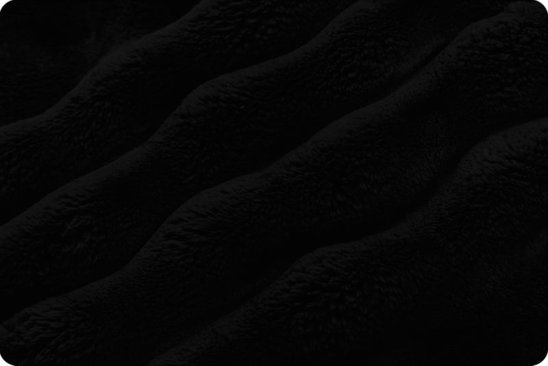 Minky - Luxe Cuddle Powderpuff BLACK From Shannon Fabrics