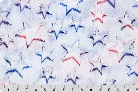 Minky - Luxe Cuddle Prism Stars SPANGLED From Shannon Fabrics
