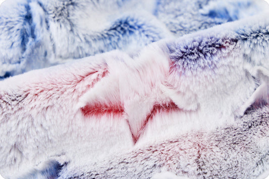 Minky - Luxe Cuddle Prism Stars SPANGLED From Shannon Fabrics