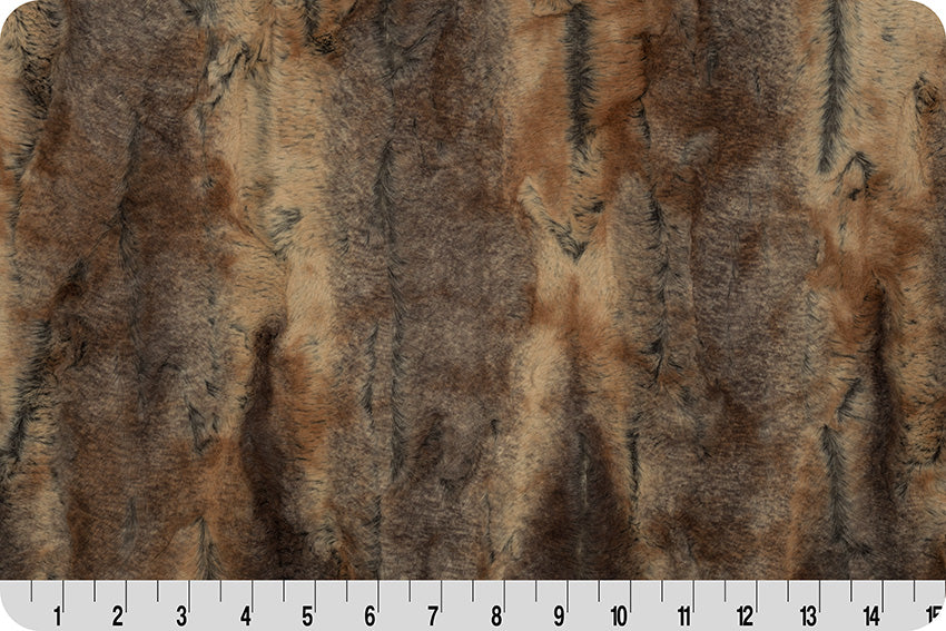 Minky - Luxe Cuddle Red Fox AMBER/TAUPE From Shannon Fabrics