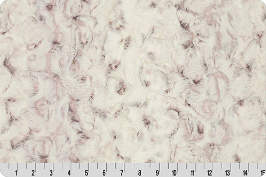 MINKY - Luxe Cuddle Snowy Owl ELDERBERRY From Shannon Fabrics