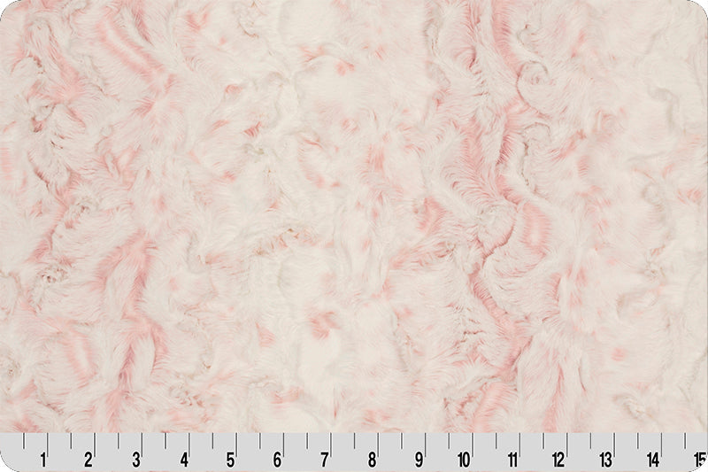 MINKY - Luxe Cuddle Snowy Owl ROSEWATER From Shannon Fabrics