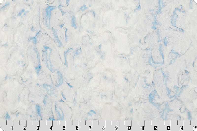 MINKY - Luxe Cuddle Snowy Owl SKY From Shannon Fabrics