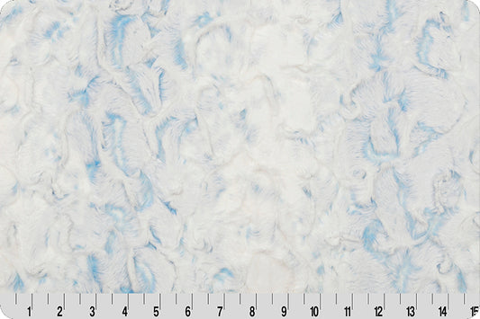 MINKY - Luxe Cuddle Snowy Owl SKY From Shannon Fabrics