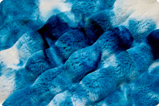 Minky - Luxe Cuddle Sorbet Powderpuff DARK SEA From Shannon Fabrics