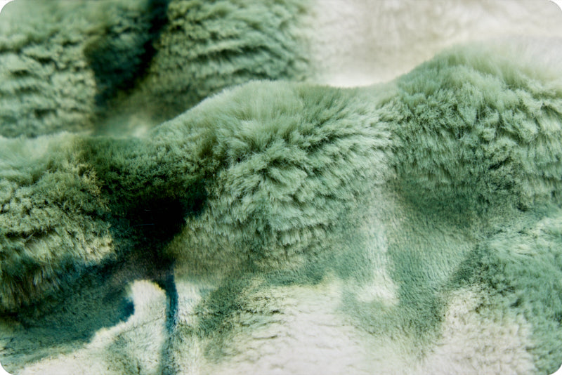 Minky - Luxe Cuddle Sorbet Powderpuff FOREST GREEN From Shannon Fabrics