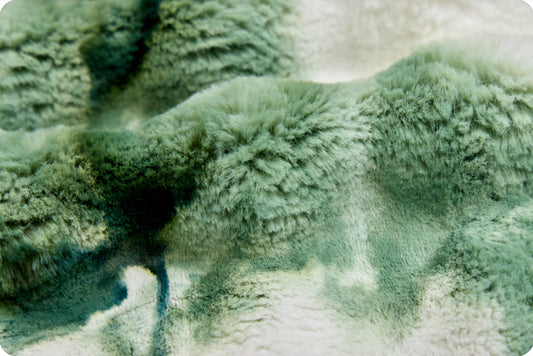 Minky - Luxe Cuddle Sorbet Powderpuff FOREST GREEN From Shannon Fabrics