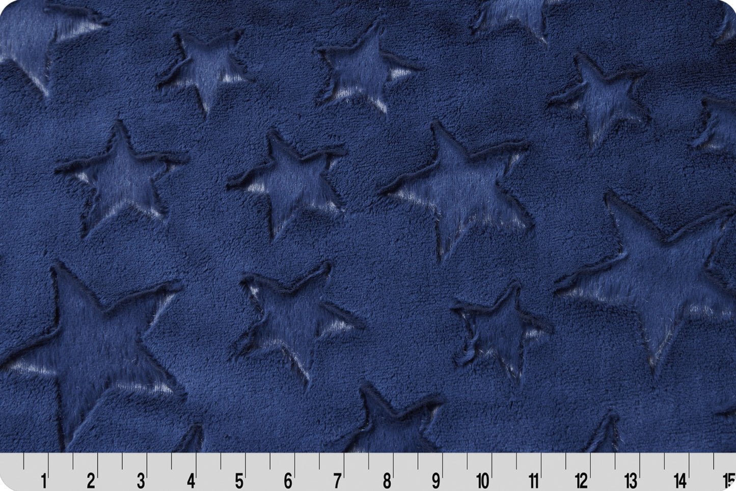 Minky - Luxe Cuddle Stars NAVY From Shannon Fabrics