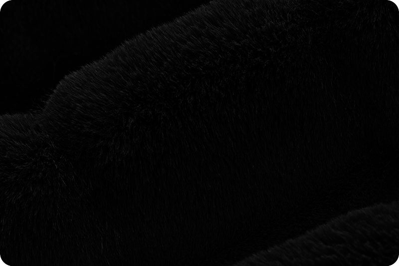 Minky -DISCONTINUED- Luxe Cuddle Sydney BLACK from Shannon Fabrics
