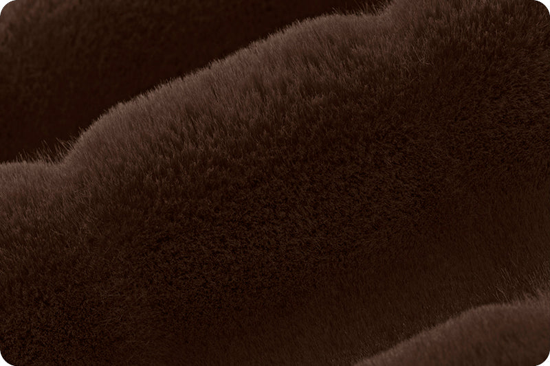 Minky - DISCONTINUED- Luxe Cuddle Sydney CHOCOLATE from Shannon Fabrics