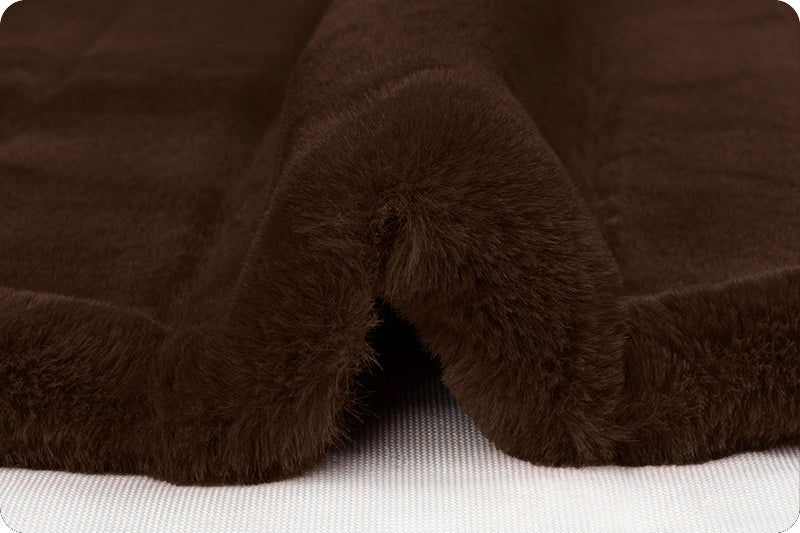 Minky - DISCONTINUED- Luxe Cuddle Sydney CHOCOLATE from Shannon Fabrics
