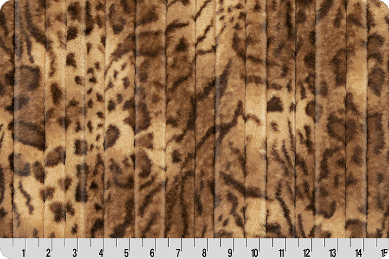 Minky - Luxe Cuddle Vienna Bengal PECAN from Shannon Fabrics