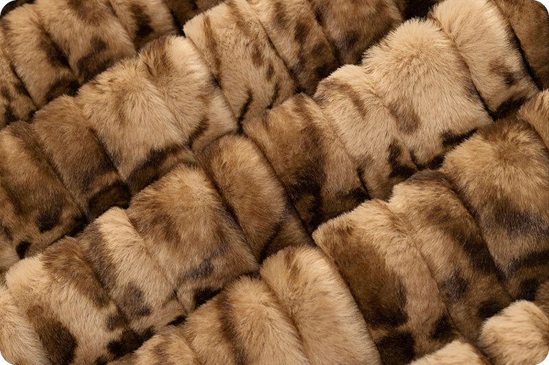 Minky - Luxe Cuddle Vienna Bengal PECAN from Shannon Fabrics