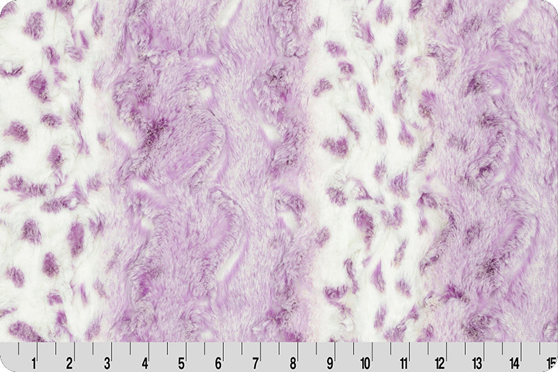 Luxe Cuddle® Wild Lynx ICE LAVENDER From Shannon Fabrics