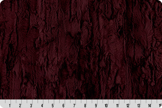 Minky - BLACK CHERRY Willow Luxe Cuddle from Shannon Fabrics