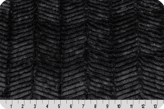 Minky - Luxe Cuddle Ziggy BLACK From Shannon Fabrics