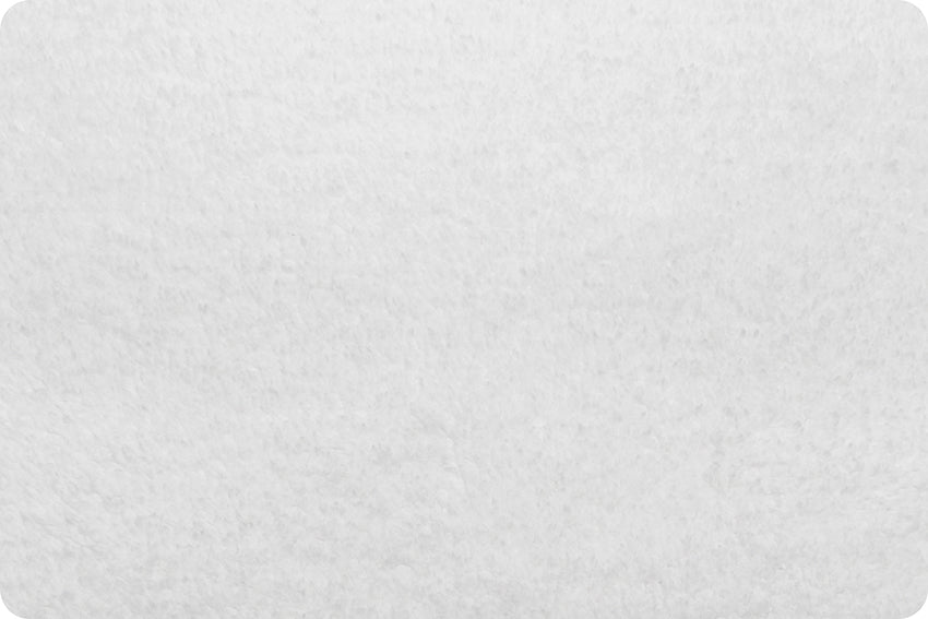 Minky - Luxe Cuddle Sherpa WHITE From Shannon Fabrics