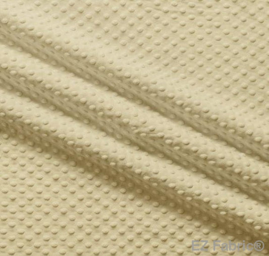 MINKY- Dimple Dots CAMEL from EZ Fabric