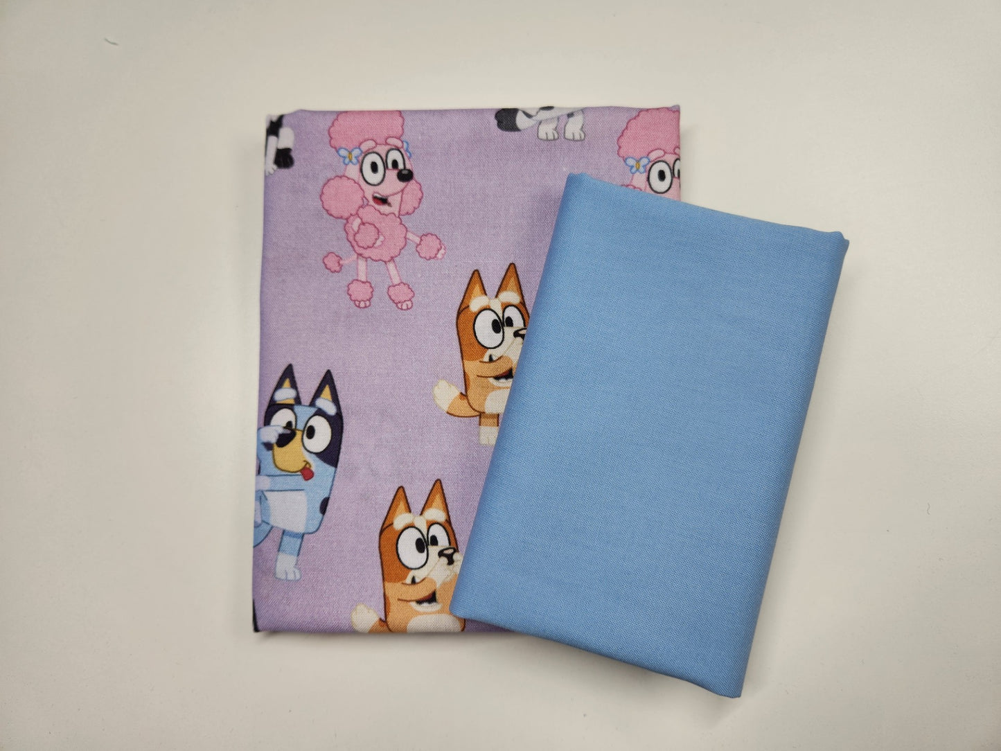 Bluey on Lavender Pillowcase Kit