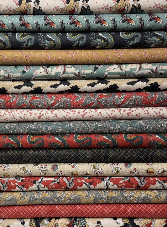 Kimono & Koi 16 Half-Yard SUPER Bundle from Paintbrush Studios