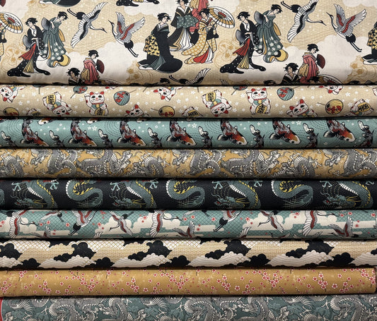 Kimono & Koi 16 Half-Yard SUPER Bundle from Paintbrush Studios