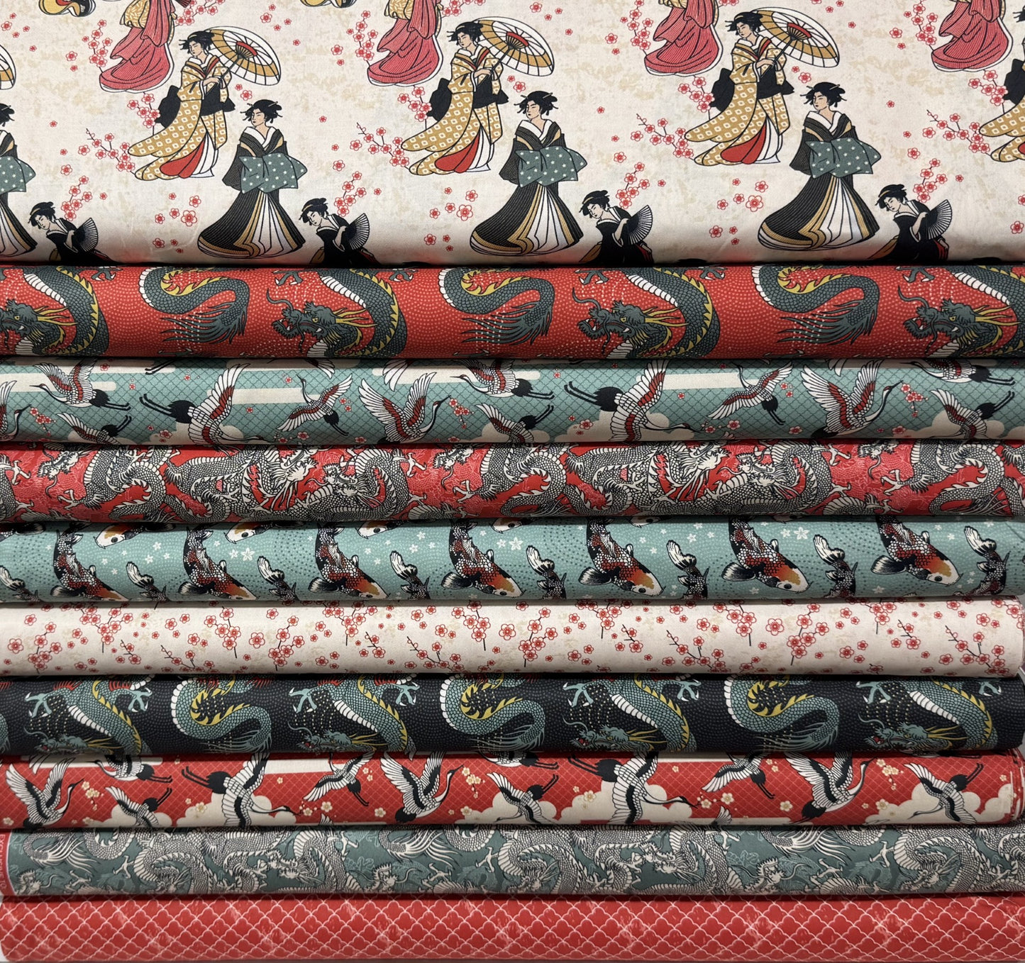 Kimono & Koi 16 Half-Yard SUPER Bundle from Paintbrush Studios