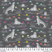 Tula Pink Grayworks  - Seal the Deal in Carbon