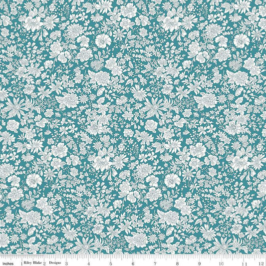 Emily Belle in Peacock from the Emily Belle Collection - Riley Blake Designs
