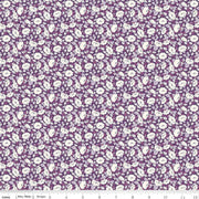 Mayflower Meadow in Purple from the Tudor Celebration Collection - Riley Blake Designs