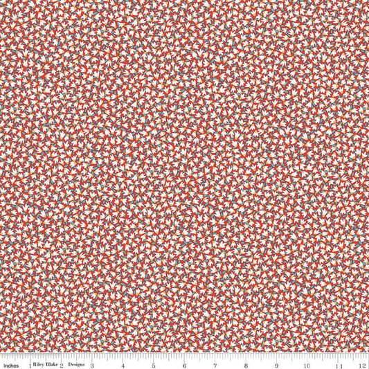 Tudor Tumble in Red from the Tudor Celebration Collection - Riley Blake Designs