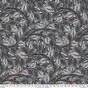 Tula Pink Graywork  -108" Backing Fabric - Nip in the Bud in Shadow- 3 Yard Cut