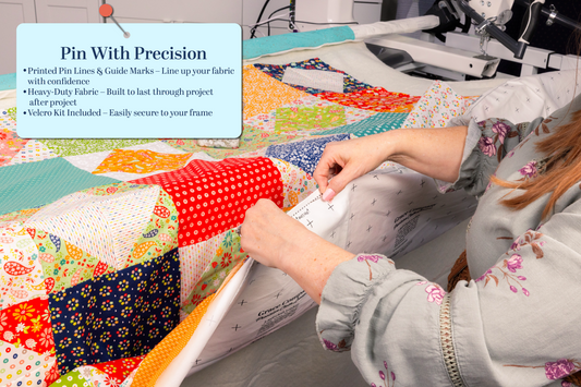 Precision Cloth Leaders for Longarm Frames - Select Your Size