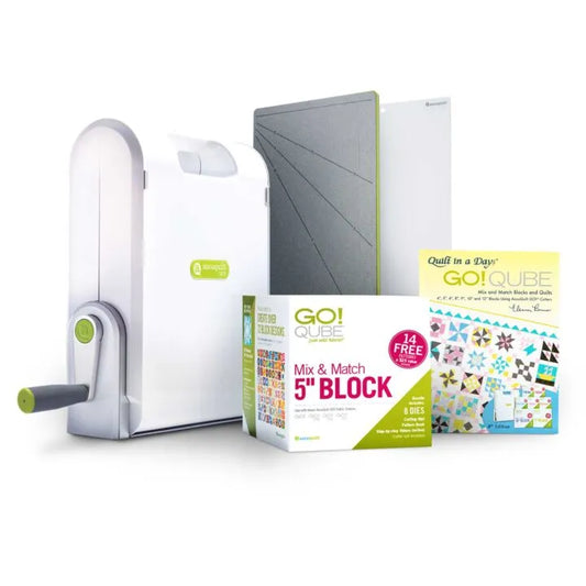 Ready. Set. GO! Ultimate Fabric Cutting System - 5" GO! Qube Block