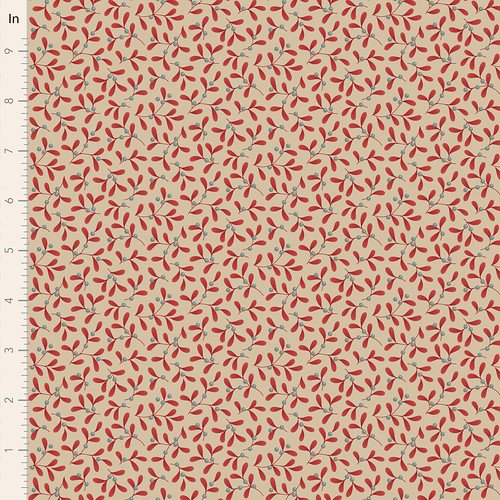 Merry Little Christmas Mistletoe Red from Tilda Fabrics