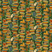 Stacked Books from the Forest Fables Collection - Paintbrush Fabrics