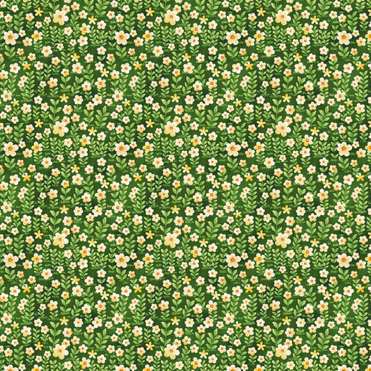 Field of Flowers from the Forest Fables Collection - Paintbrush Fabrics