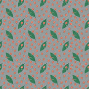 Ladybugs in Grey from the Backyard Bugs Collection - Paintbrush Fabrics