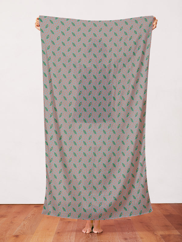 Ladybugs in Grey from the Backyard Bugs Collection - Paintbrush Fabrics